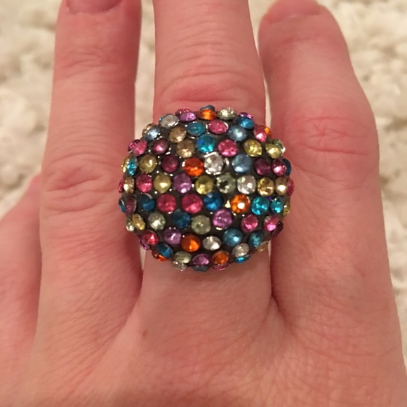 Multicolor statement ring - Picture 2 of 3